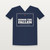 Honor the Fallen Veteran V-Neck Tee (Vintage Frame) - Navy