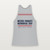 Never Forget · Memorial Day Veteran Women's Racerback Tank (Stars & Stripes) - Heather Gray