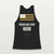 Proud Military Mom Veteran Women's Racerback Tank (Flag) - Black