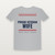 Proud Veteran Wife Youth Tee (Stars & Stripes) - Heather Gray