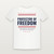 Protector of Freedom Veteran Youth Tee with Psalm 91:11 (Stars & Stripes) - White