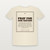 Pray for Our Nation Patriotic Short Sleeve Tee with 2 Chronicles 7:14 (Vintage Frame) - Natural