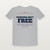 Freedom Isn't Free Patriotic Short Sleeve Tee with John 8:36 (Star Banner) - Heather Gray