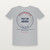 Pray for America Patriotic Short Sleeve Tee with John 8:36 (Badge) - Heather Gray