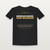 American Grown, God Blessed Patriotic Short Sleeve Tee with 2 Corinthians 3:17 (Star Banner) - Black