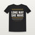 Long May She Wave Patriotic Short Sleeve Tee with 2 Corinthians 3:17 (Stars & Stripes) - Black