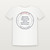 Proverbs 3:9 KJV Christian T-Shirt (Round Badge) - White