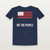 We the People Patriotic Women's Relaxed Tee (Flag) - Navy