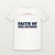 Faith of Our Fathers Patriotic Women's Relaxed Tee (Star Banner) - White