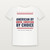 American by Birth, Christian by Choice Patriotic Women's Relaxed Tee (Stars & Stripes) - White