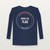 Honor the Flag Patriotic Long Sleeve Tee (Badge) - Navy