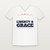 Liberty & Grace Patriotic V-Neck Tee (Star Banner) - White