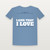 Land That I Love Patriotic Youth Tee (Star Banner) - Heather Blue