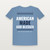 American Made · God Blessed Patriotic Youth Tee (Stars & Stripes) - Heather Blue