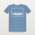 Raised on Faith & Freedom Patriotic Youth Tee (Vintage Frame) - Heather Blue