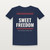 Sweet Freedom Patriotic Youth Tee (Stars & Stripes) - Navy