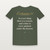 Ecclesiastes 3:1 KJV Christian T-Shirt (Script) - Military Green