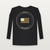 Flag Day Christian Youth Long Sleeve Tee (Emblem Badge) - Black