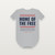 Home of the Free Patriotic Baby One Piece with Galatians 5:13 (Stars & Stripes) - Heather Gray