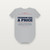 Freedom Has a Price Patriotic Baby Bodysuit with Galatians 5:13 (Star Banner) - Heather Gray