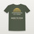 Born to Fish · Lake D'Arbonne Women's Relaxed Tee (Retro Sunset) - Military Green