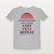 Cast · Pray · Repeat Lake D'Arbonne Women's Relaxed Tee (Retro Sunset) - Heather Gray