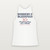 Bobbers & Blessings Lake D'Arbonne Women's Racerback Tank (Fish & Waves) - White
