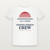 Crappie Fishing Crew Lake D'Arbonne Toddler Tee (Retro Sunset) - White