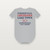 Farmerville, Louisiana · Lake Town Baby One Piece (Fish & Waves) - Heather Gray