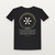 Jesus Is the Reason for the Season Christmas Christian Short Sleeve Tee with Isaiah 9:6 (Emblem Badge) - Black