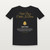 Unto Us a Child Is Born Christmas Christian Short Sleeve Tee with Isaiah 9:6 (Holiday Script) - Black