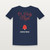 O Holy Night Christmas Christian Short Sleeve Tee (Holiday Script) - Navy