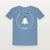 Away in a Manger Christmas Christian Short Sleeve Tee (Emblem Badge) - Heather Blue