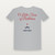 O Little Town of Bethlehem Christmas Christian Short Sleeve Tee (Holiday Script) - Heather Gray