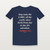 1 Chronicles 16:23 KJV Christian T-Shirt (Cross) - Navy