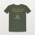 It Came Upon the Midnight Clear Christmas Christian Short Sleeve Tee (Holiday Script) - Military Green