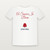 A Savior Is Born Christmas Christian Short Sleeve Tee (Holiday Script) - White