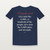 1 Chronicles 16:28 KJV Christian T-Shirt (Script) - Navy