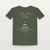 The First Noel Christmas Christian Women's Relaxed Tee with Matthew 2:10 (Holiday Script) - Military Green