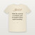 Job 12:12 KJV Christian T-Shirt (Script) - Natural
