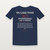 On Lake Time Lake D'Arbonne T-Shirt with Isaiah 43:2 (Fish & Waves) - Navy