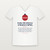 Hark the Herald Angels Sing Christmas Christian V-Neck Tee with Isaiah 9:6 (Holiday) - White