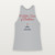 O Little Town of Bethlehem Christmas Christian Women's Racerback Tank (Holiday Script) - Heather Gray