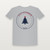 Go Tell It on the Mountain Christmas Christian Youth Tee (Emblem Badge) - Heather Gray