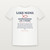 Lake Mama Lake D'Arbonne T-Shirt with Isaiah 43:2 (Fish & Waves) - White