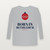 Born in Bethlehem Christmas Christian Youth Long Sleeve Tee (Holiday) - Heather Gray