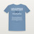 Lake D'Arbonne Crappie Crew T-Shirt with Isaiah 43:2 (Fish & Waves) - Heather Blue