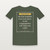 Psalm 26:12 KJV Christian T-Shirt (Framed) - Military Green