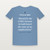 Psalm 28:6 KJV Christian T-Shirt (Classic) - Heather Blue