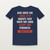 Psalm 29:1 KJV Christian T-Shirt (Bold Type) - Navy